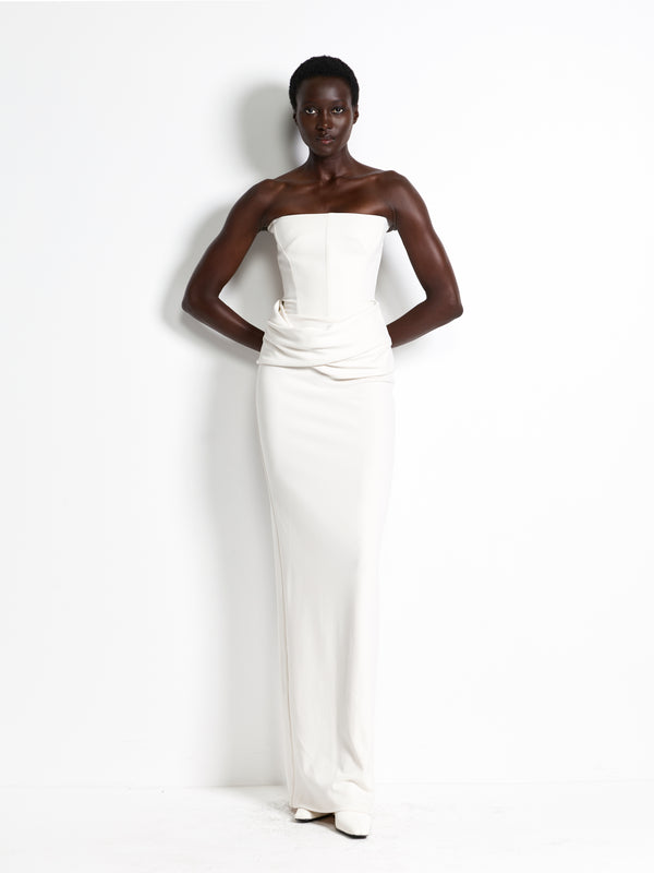 Allegra Gown - Ivory - EFFIE KATS