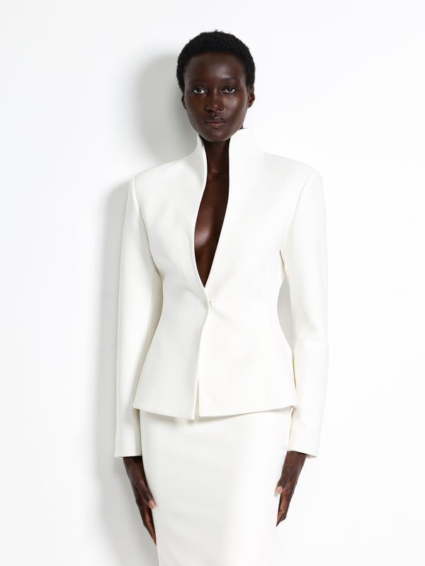 Bowie Blazer - Ivory - EFFIE KATS