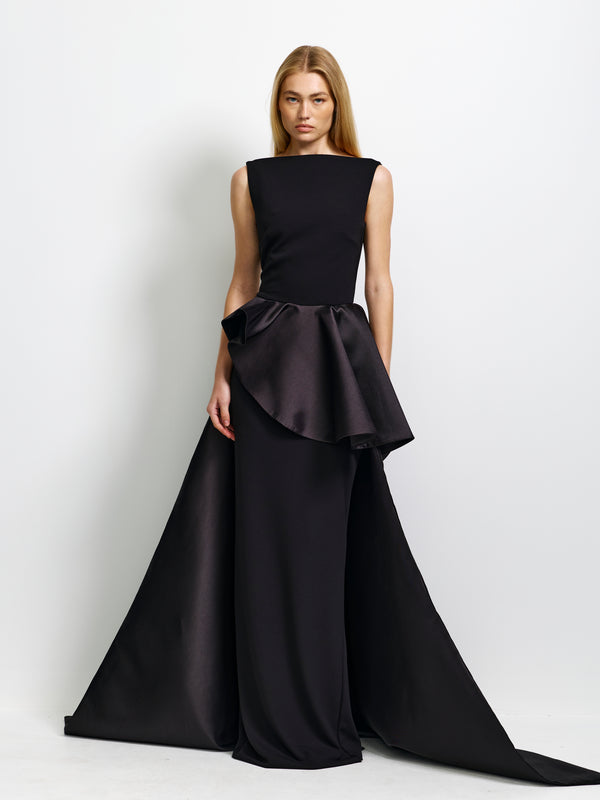 Isabel Gown - Black - EFFIE KATS