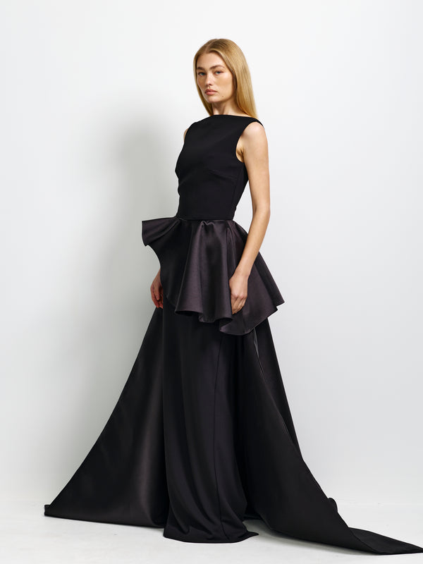 Isabel Gown - Black - EFFIE KATS