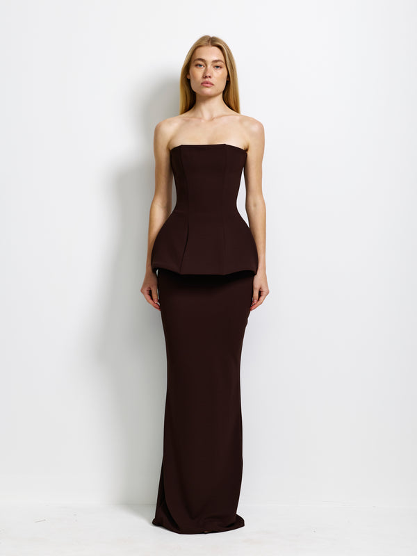 Naya Skirt - Coffee - EFFIE KATS