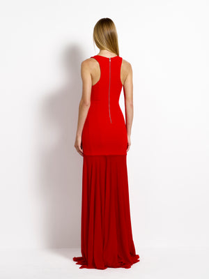 Odessa Gown - Cherry Red - EFFIE KATS