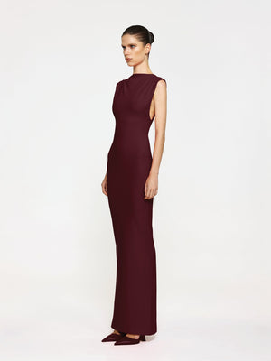 Audrey Gown - Wine - EFFIE KATS