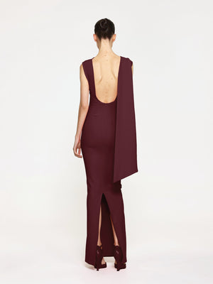 Audrey Gown - Wine - EFFIE KATS