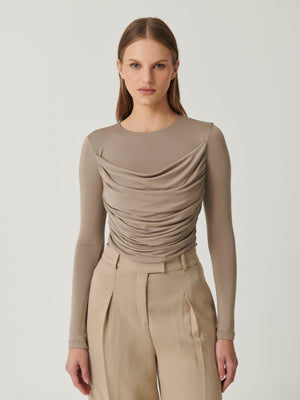 Avena Top - Roast Cashew - EFFIE KATS