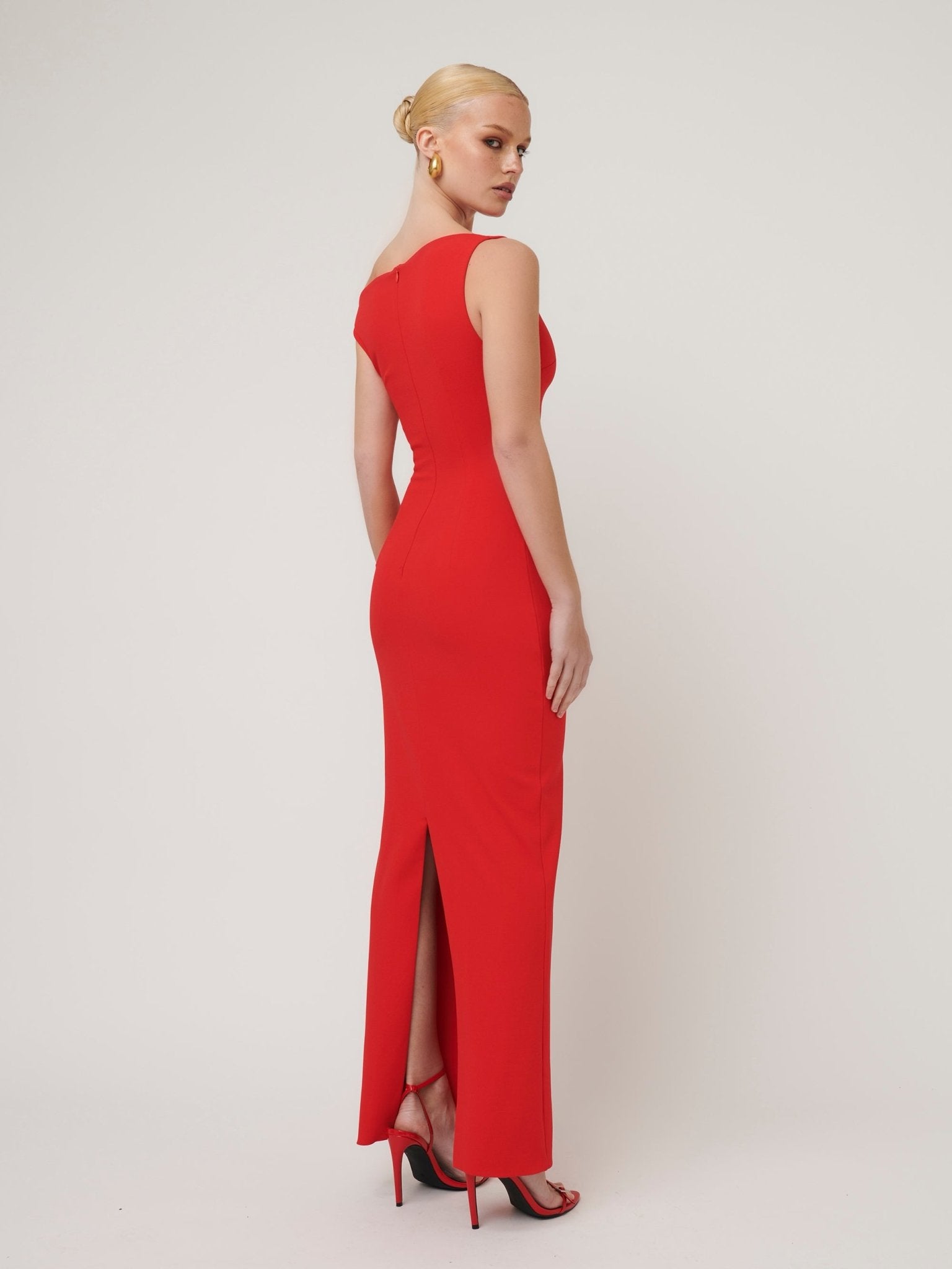 Inaya Gown - Cherry Red - EFFIE KATS