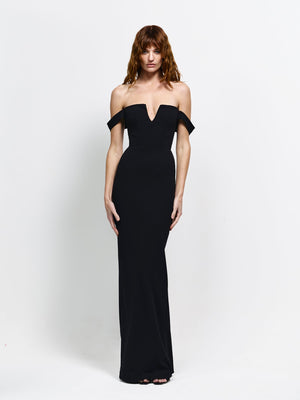 Louella Gown - Black - EFFIE KATS