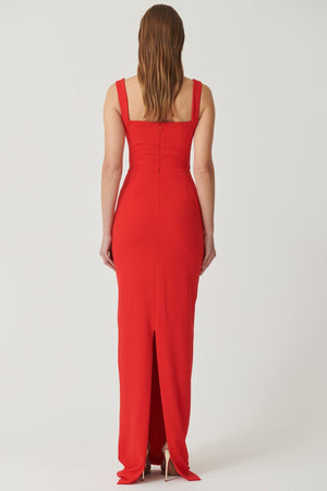 Marbella Gown - Cherry Red - EFFIE KATS