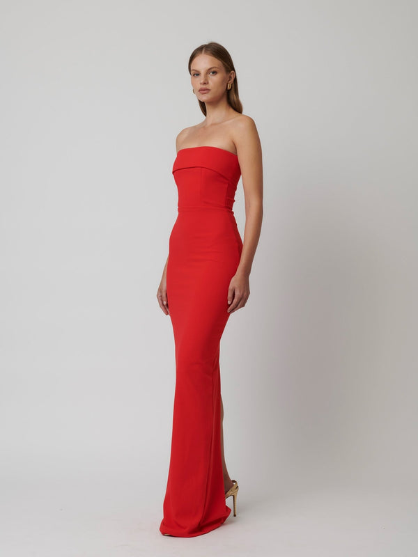 MONROE GOWN - CHERRY RED - EFFIE KATS
