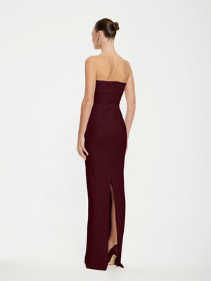 MONROE GOWN - Wine - EFFIE KATS