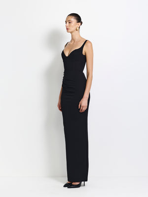 Pearl Gown - Black - EFFIE KATS