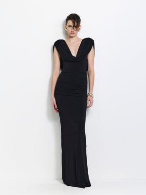 Steele Gown - Black - EFFIE KATS