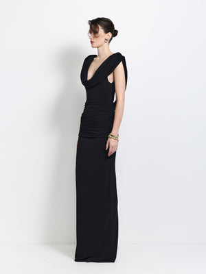 Steele Gown - Black - EFFIE KATS