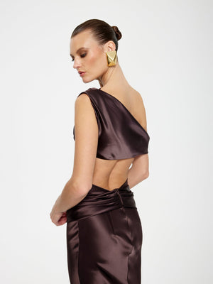 Perez Top - Chocolate - EFFIE KATS