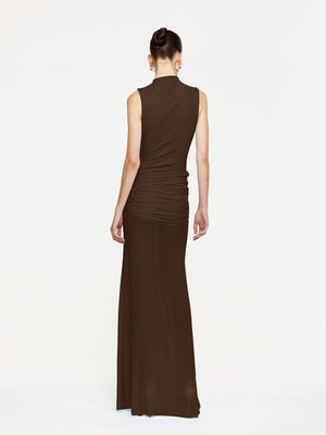 Roza Maxi Dress - Chocolate - EFFIE KATS