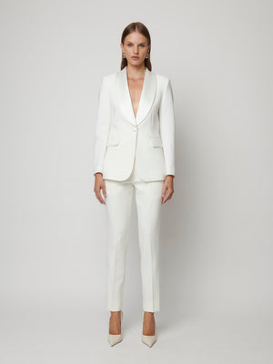 The Tuxedo Pant - Off-White - EFFIE KATS