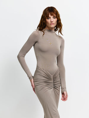 Tia Bodysuit - Roast Cashew - EFFIE KATS