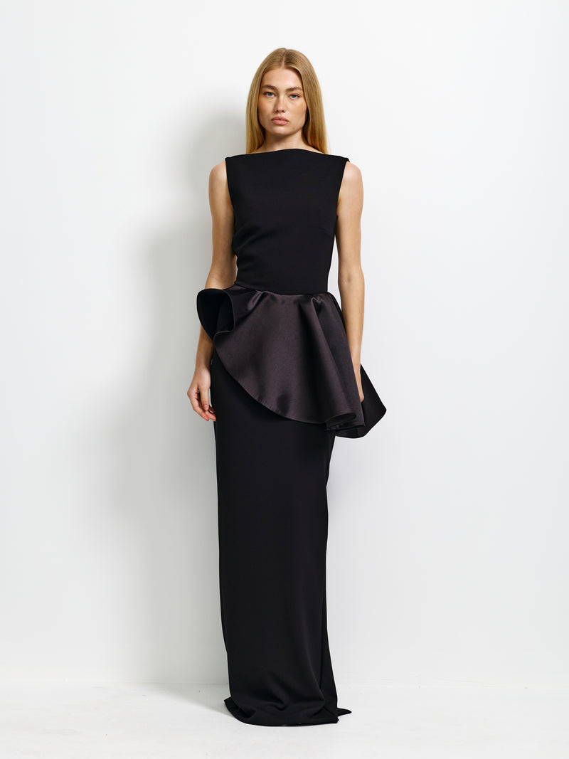 Isabel Gown - Black - EFFIE KATS