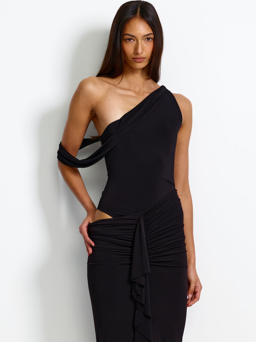 Zoya Bodysuit - Black - EFFIE KATS
