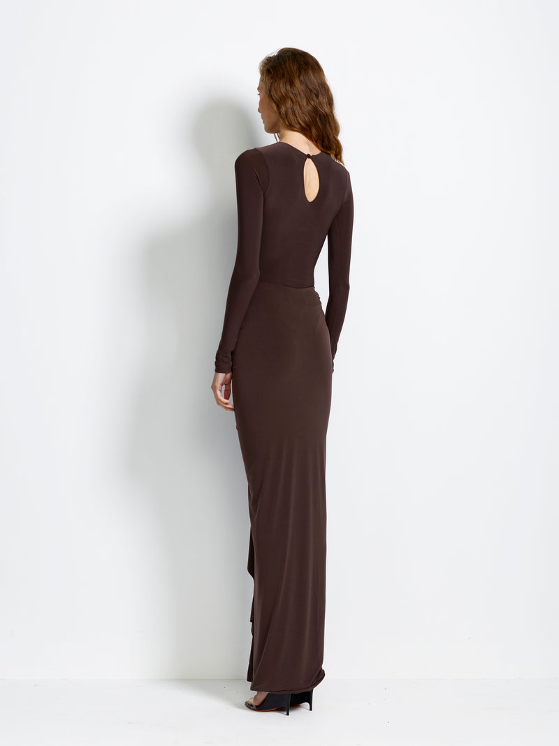 Auburn Bodysuit - Chocolate Plum - EFFIE KATS