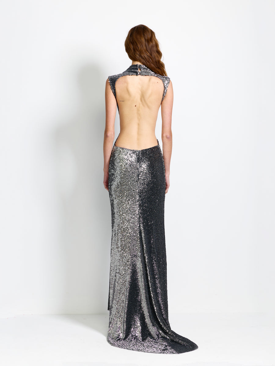 Mercury Gown - Metal - EFFIE KATS