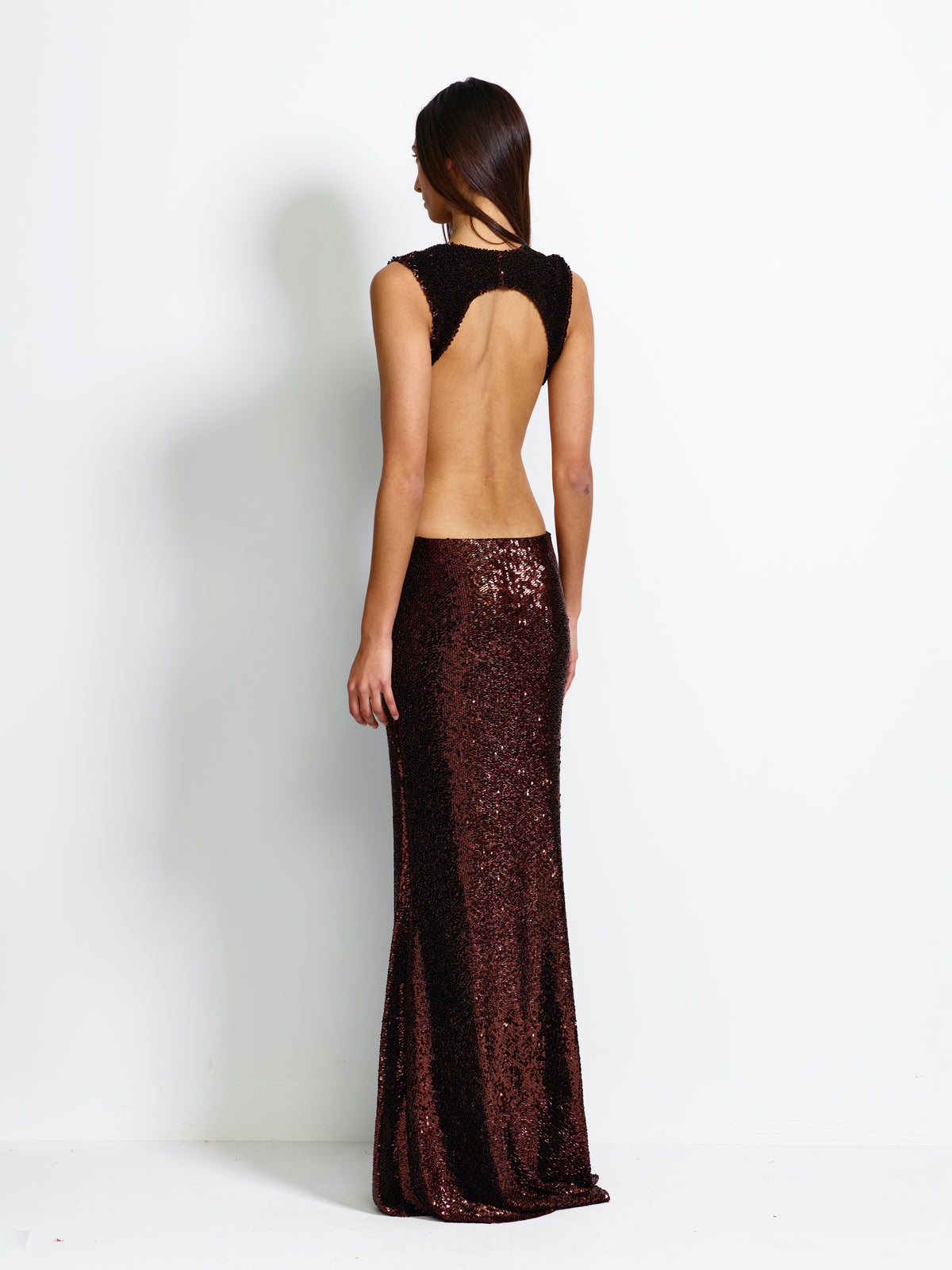 Libitina Gown - Metallic Brown - EFFIE KATS