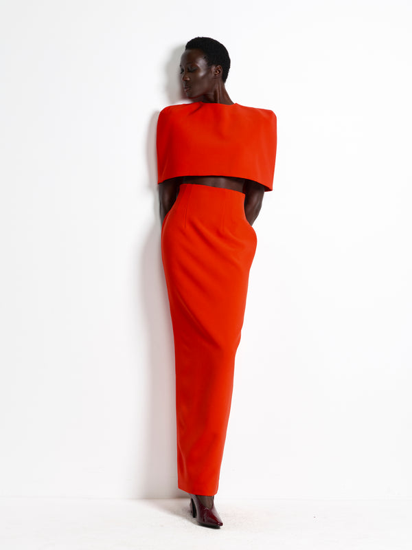 Olympia Cape - Red - EFFIE KATS