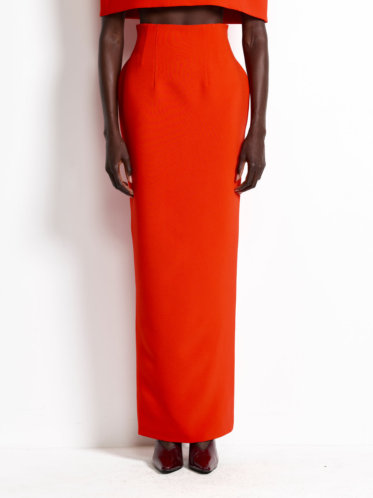 Octavia Skirt - Red - EFFIE KATS