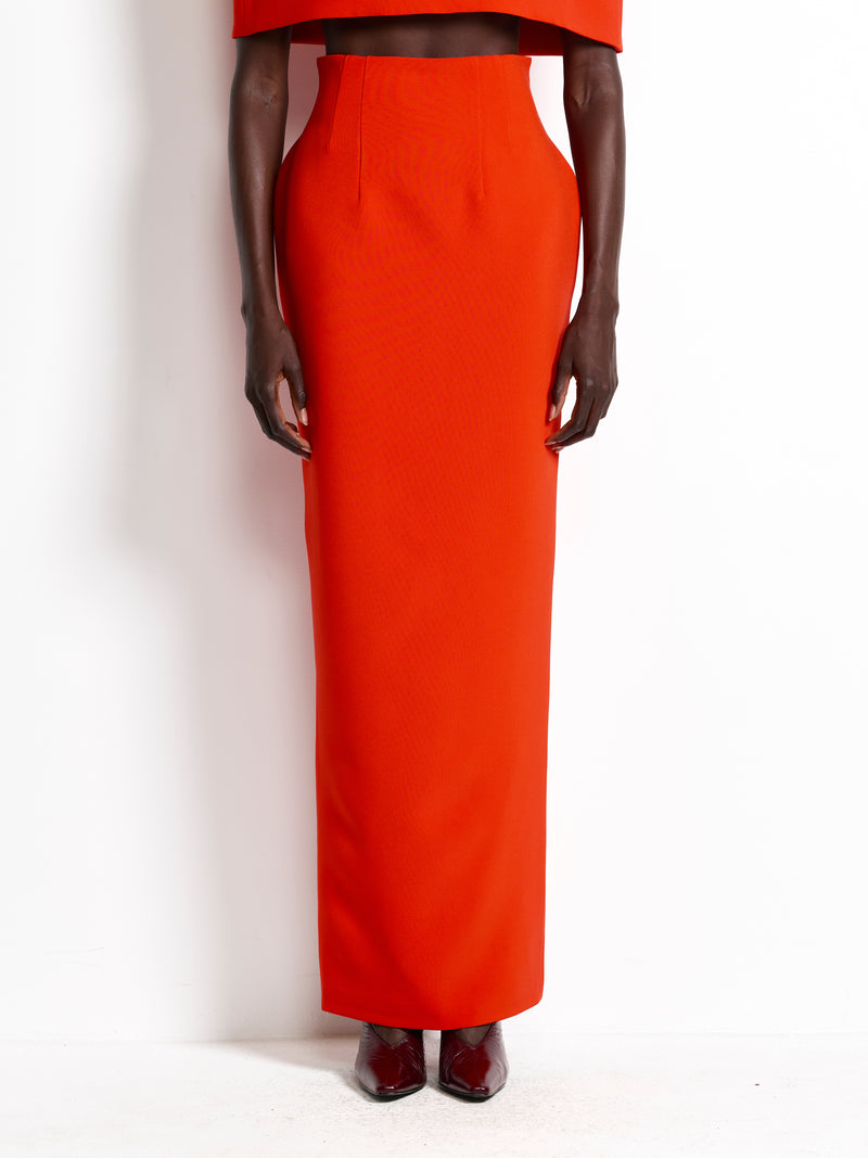 Octavia Skirt - Red - EFFIE KATS
