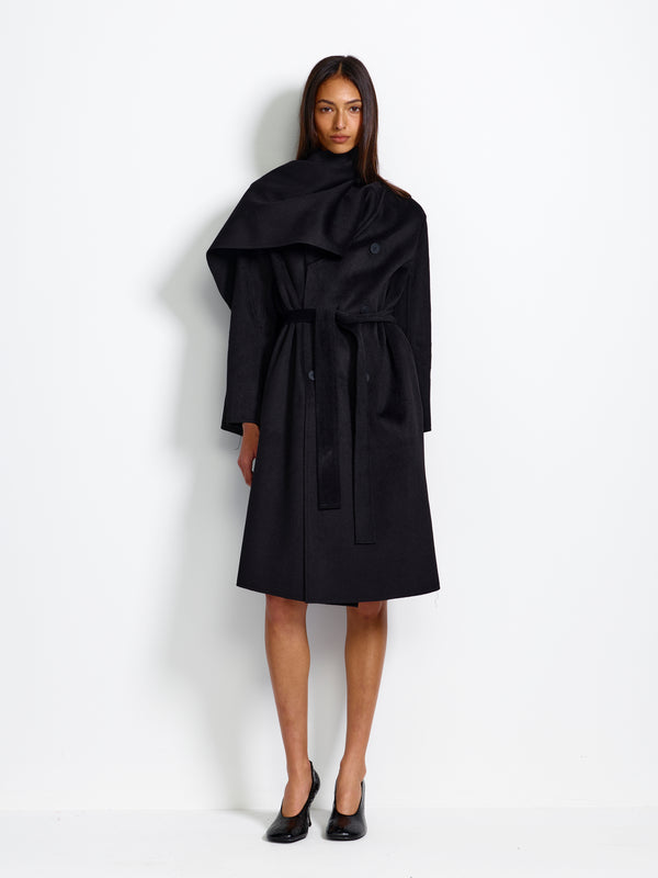 Elisabetta Coat - Black - EFFIE KATS
