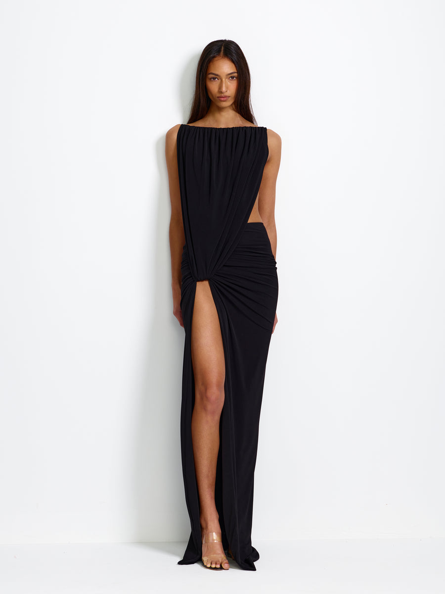Aphrodite Gown - Black - EFFIE KATS