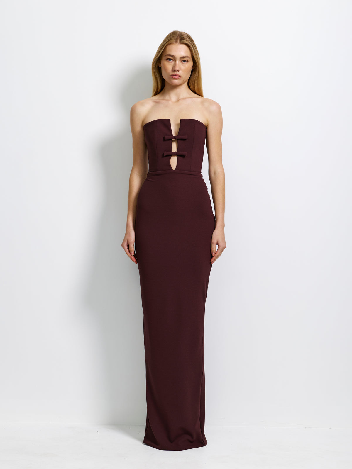 Addison Gown - Chocolate Plum