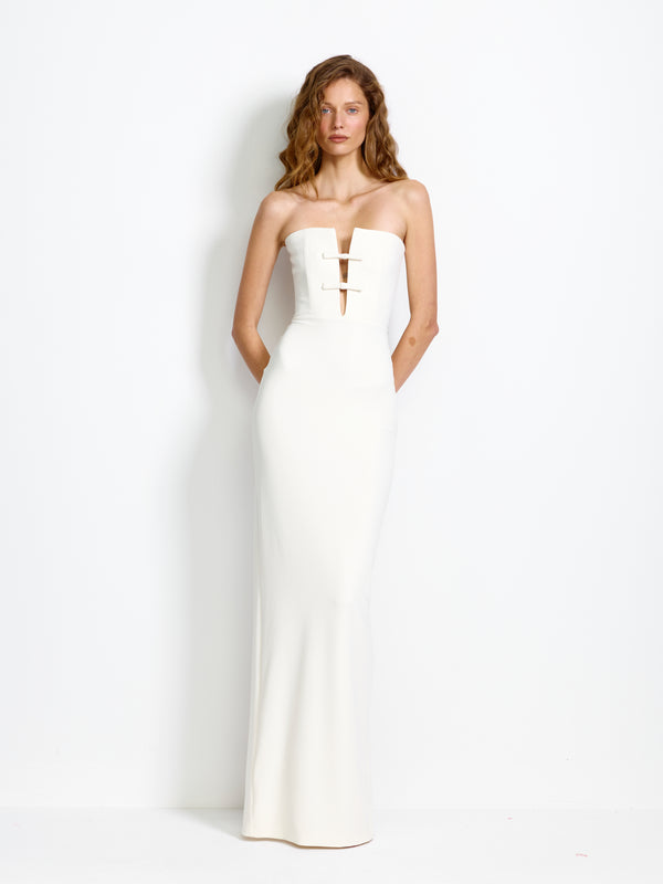 Addison Gown - Ivory - EFFIE KATS