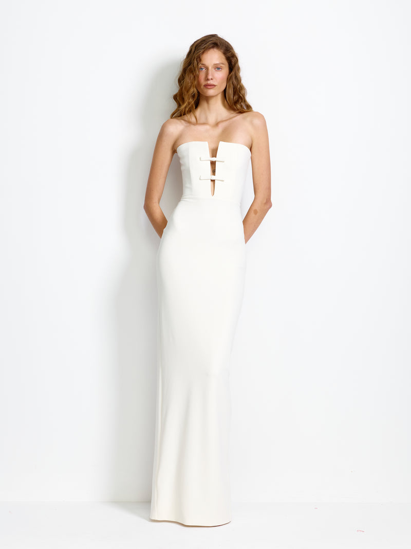Addison Gown - Ivory - EFFIE KATS