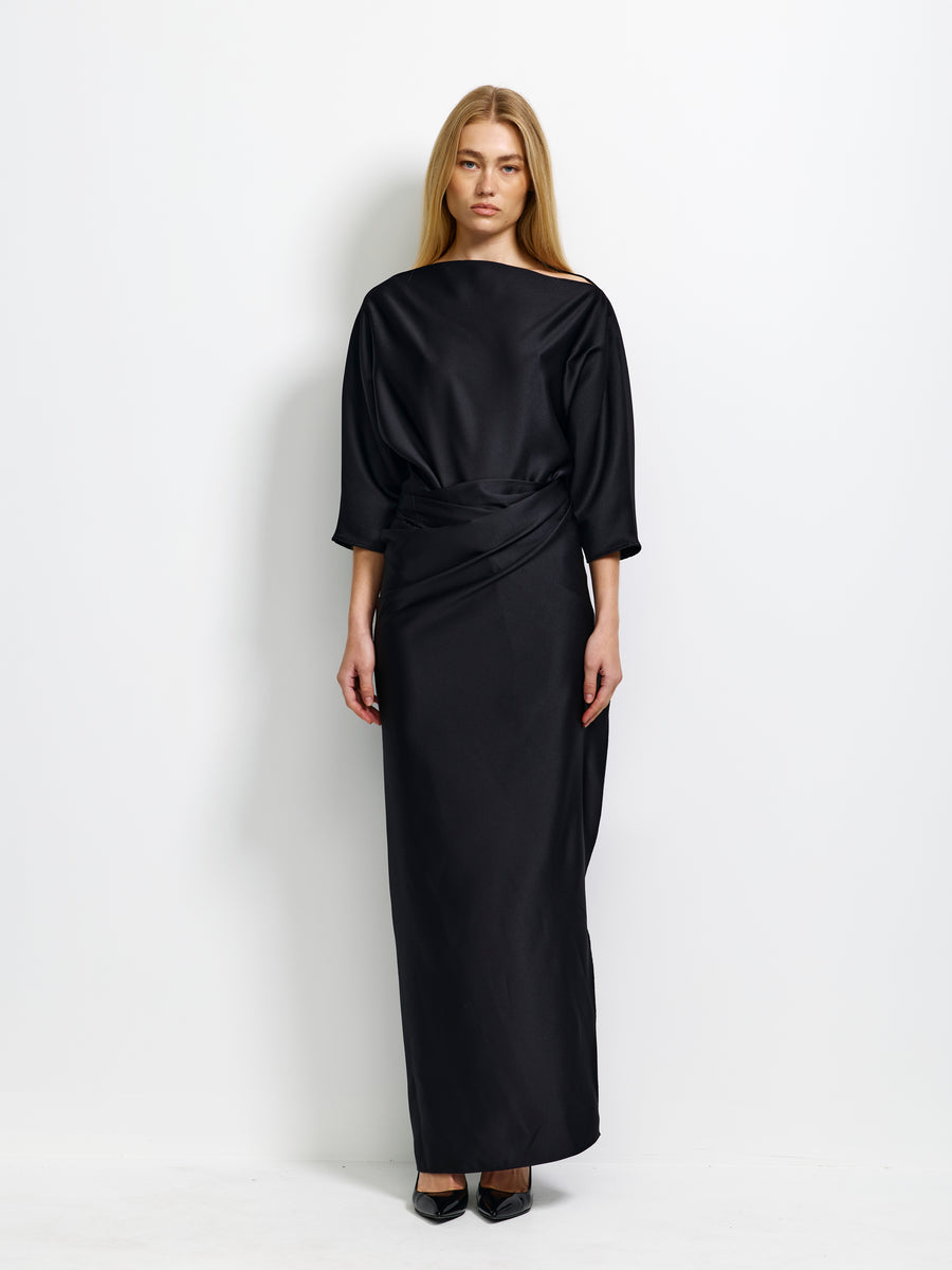Ailany Gown - Black - EFFIE KATS