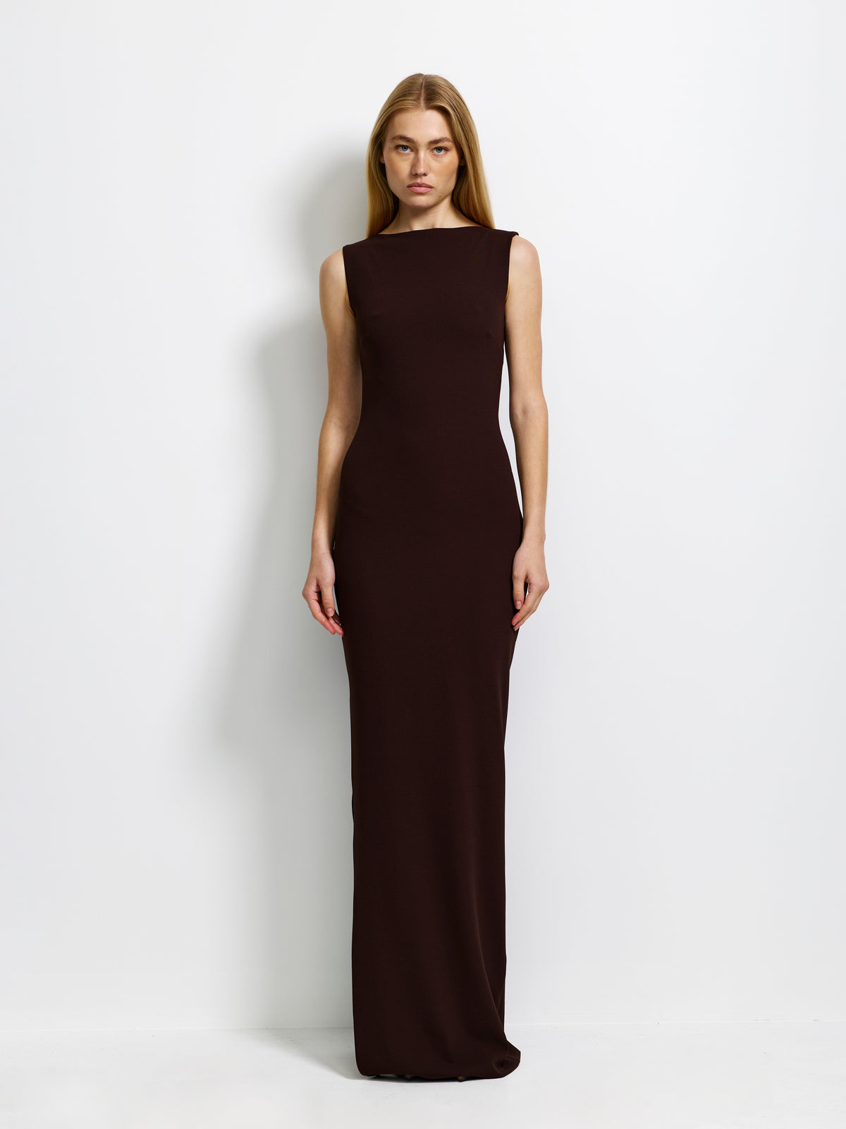 Aisha Gown - Coffee