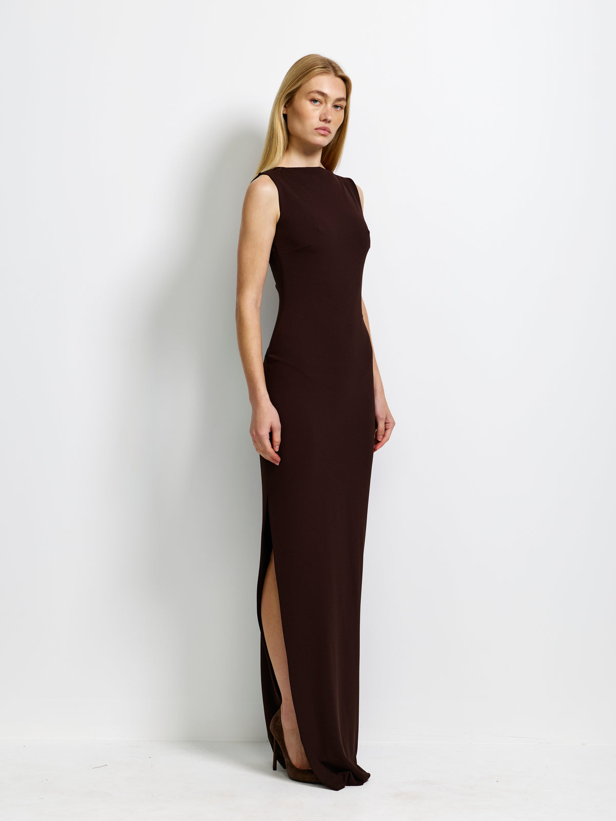 Aisha Gown - Coffee