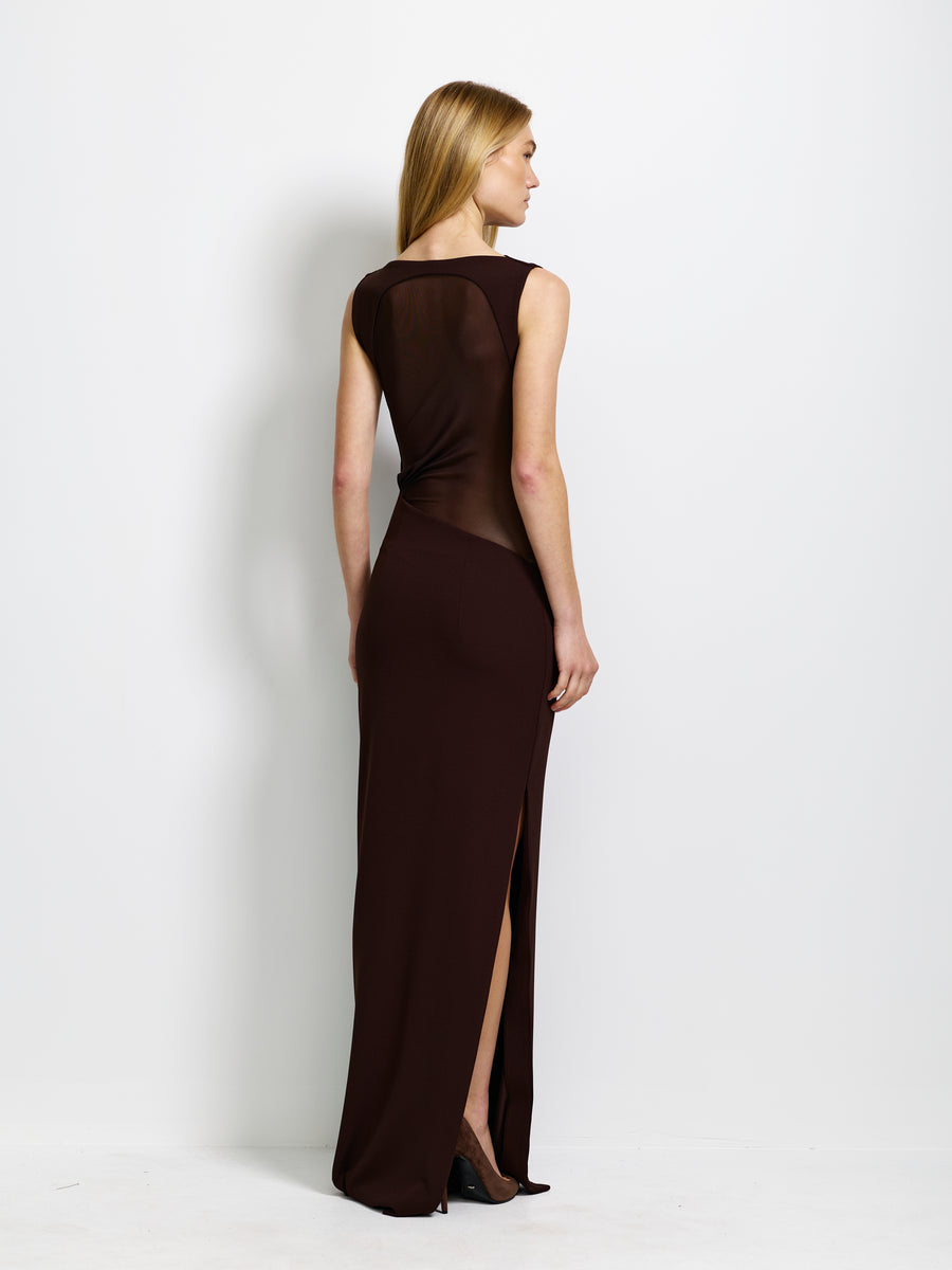 Aisha Gown - Coffee