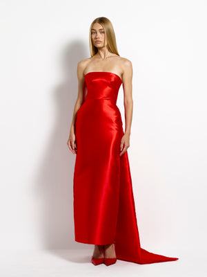 Alba Dress - Red - EFFIE KATS