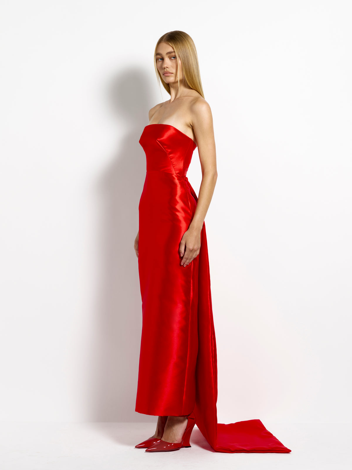 Alba Dress - Red - EFFIE KATS