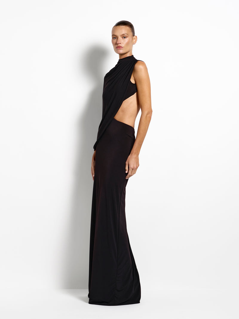 Aleksi Gown - Black - EFFIE KATS