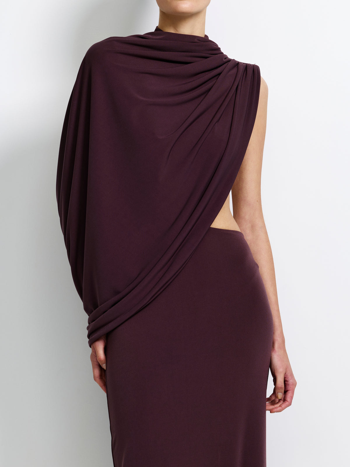 Aleksi Gown - Chocolate Plum