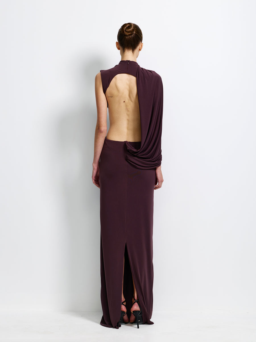 Aleksi Gown - Chocolate Plum