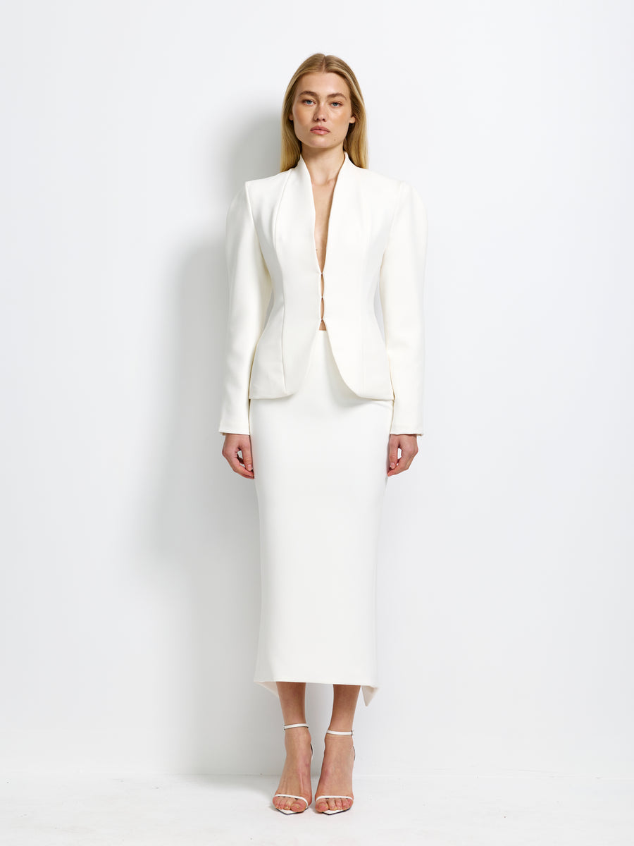 Alizee Jacket - Ivory - EFFIE KATS