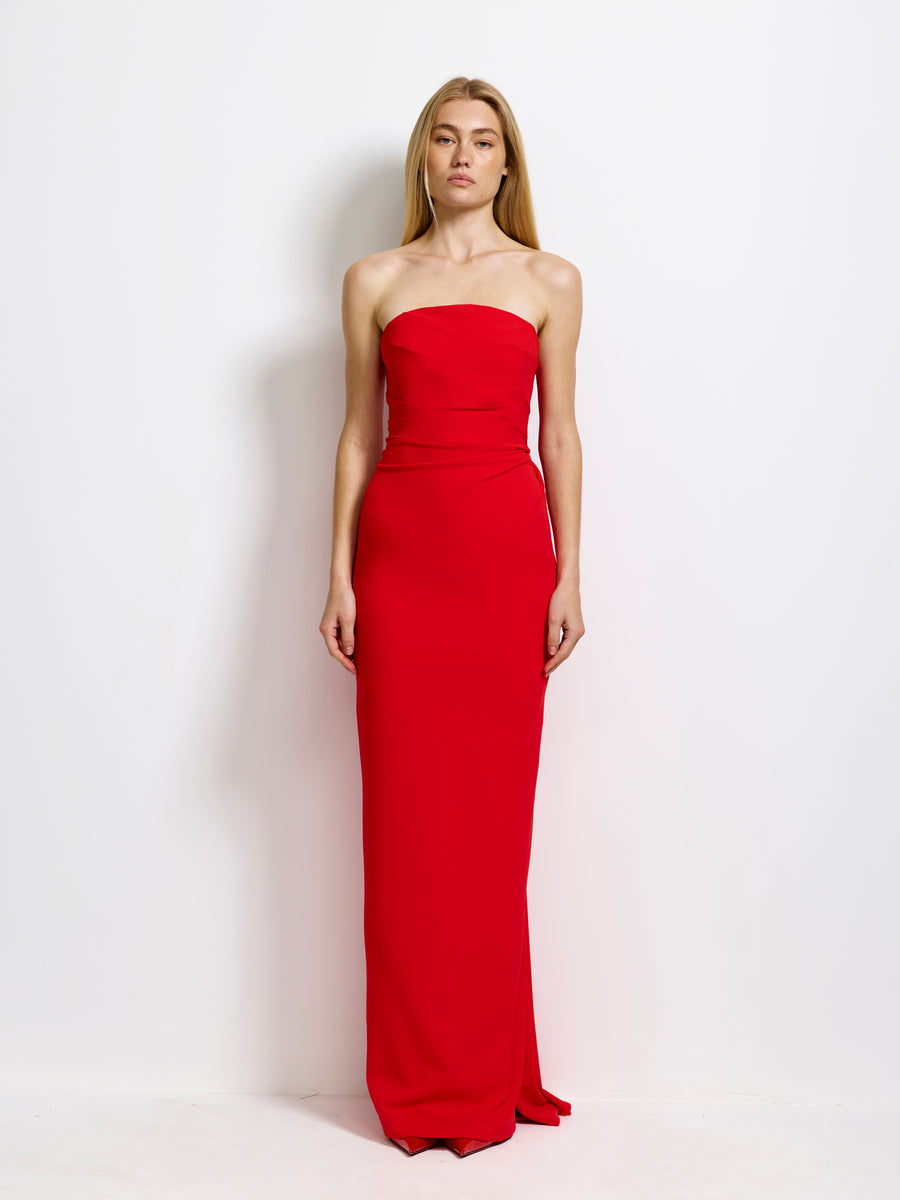 Alva Gown - Cherry Red - EFFIE KATS