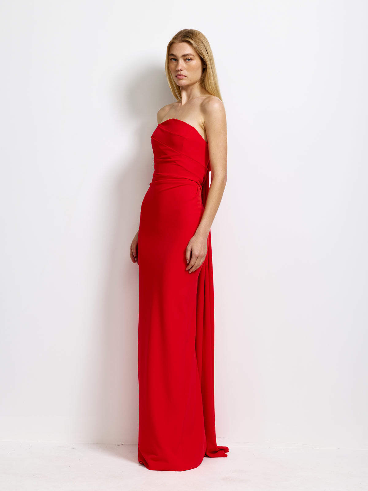 Alva Gown - Cherry Red - EFFIE KATS