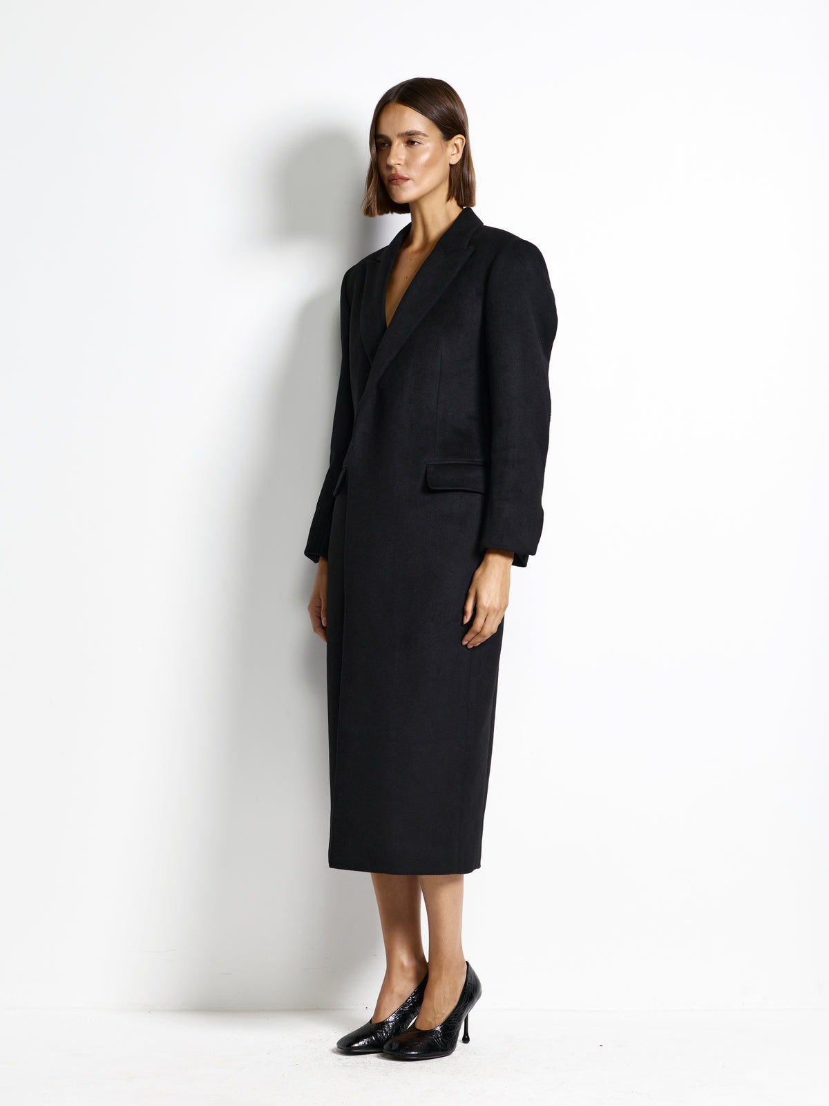 Amorette Coat - Black - EFFIE KATS