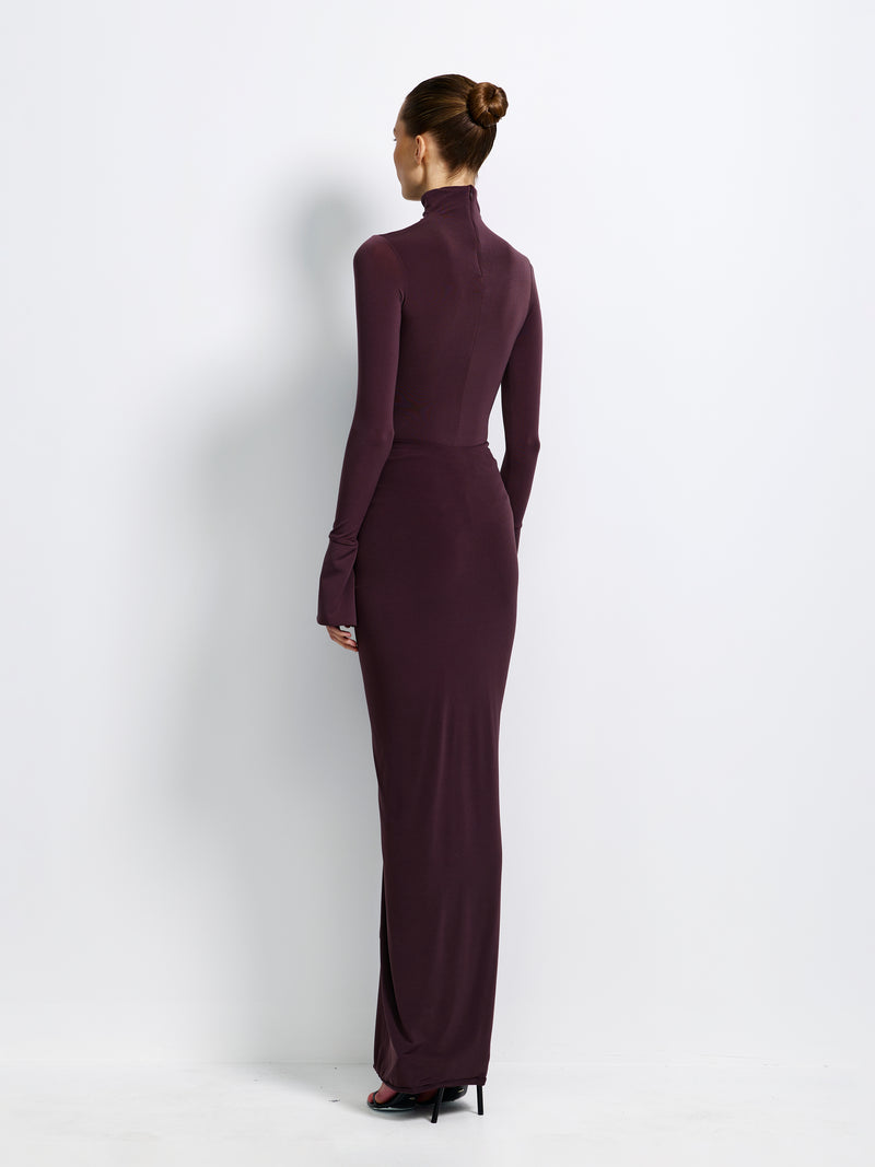 Anastasia Bodysuit - Chocolate Plum - EFFIE KATS