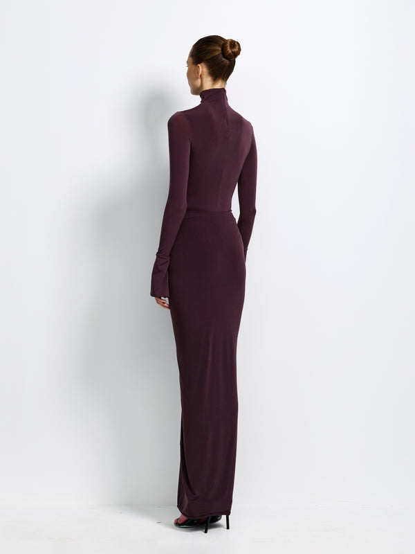 Pheby Skirt - Chocolate Plum - EFFIE KATS
