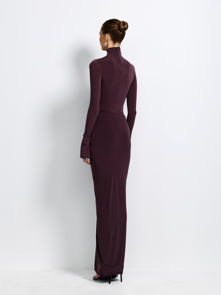 Pheby Skirt - Chocolate Plum
